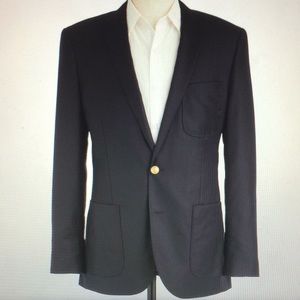 JCrew Loro Piana Navy Blazer